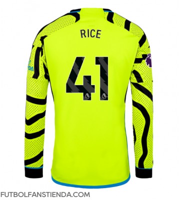 Arsenal Declan Rice #41 Segunda Equipación 2023-24 Manga Larga